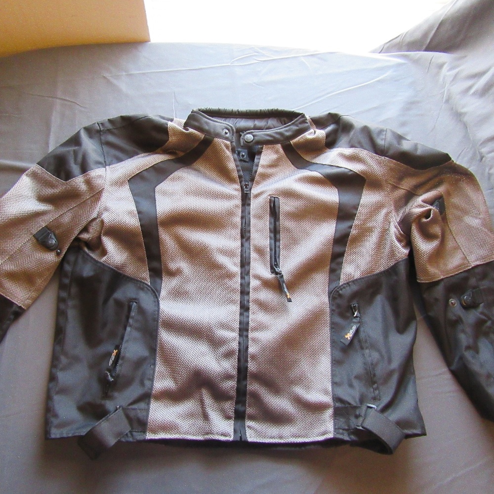 Mens Xelement Padded Motorcycle Jacket Sz 3XL